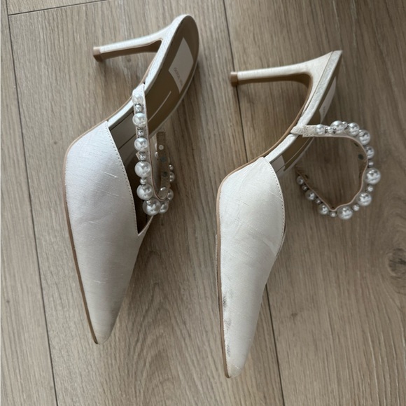Dolce Vita White Pearl-Embellished Kanika heels - Picture 2 of 4